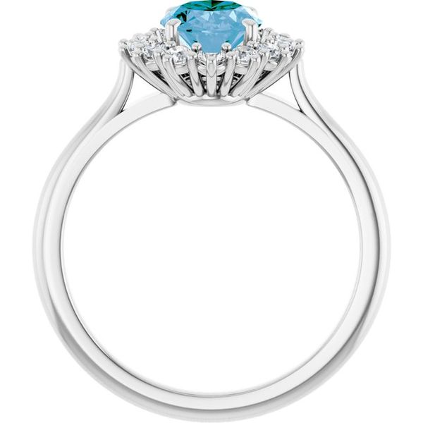 Halo-Style Ring  Image 2 James Wolf Jewelers Mason, OH
