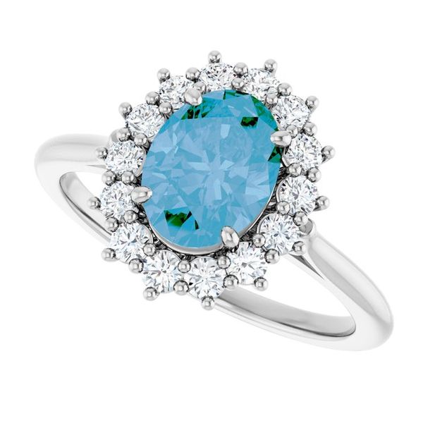 Halo-Style Ring  Image 5 James Wolf Jewelers Mason, OH