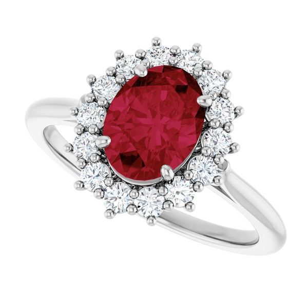 Halo-Style Ring  Image 5 M. J. Thomas Jewelers, Ltd. Stratford, CT