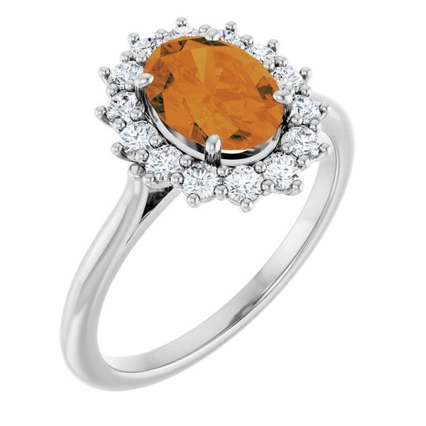 Halo-Style Ring  Gold Wolff Jewelers Flagstaff, AZ