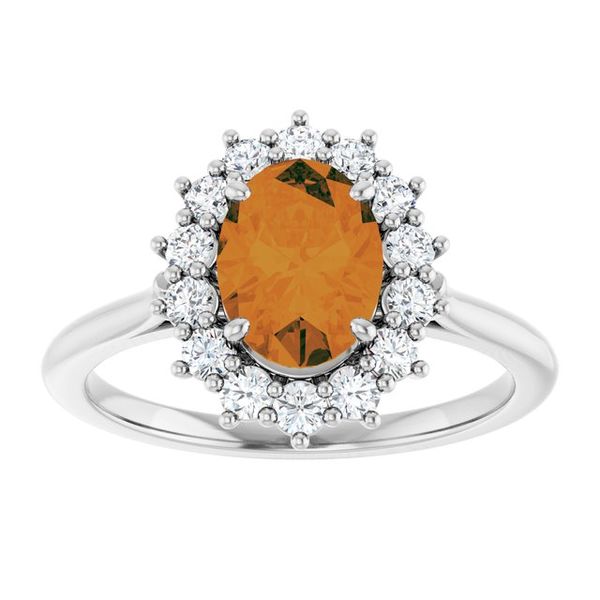 Halo-Style Ring Image 3 M. J. Thomas Jewelers, Ltd. Stratford, CT
