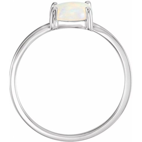 Cabochon Solitaire Ring Image 2 Biondi Diamond Jewelers Aurora, CO