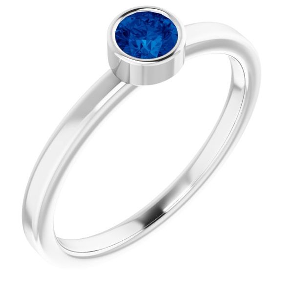 Bezel-Set Solitaire Ring Cravens & Lewis Jewelers Georgetown, KY