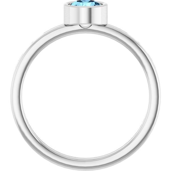 Bezel-Set Solitaire Ring Image 2 Boyd Jewelers Wesley Chapel, FL