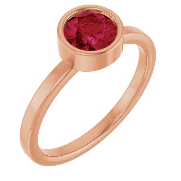 Bezel-Set Solitaire Ring John E. Koller Jewelry Designs Owasso, OK