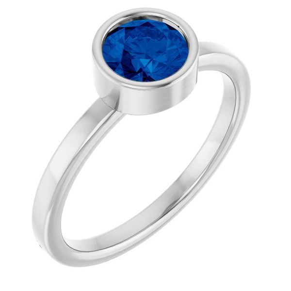 Bezel-Set Solitaire Ring S.E. Needham Jewelers Logan, UT