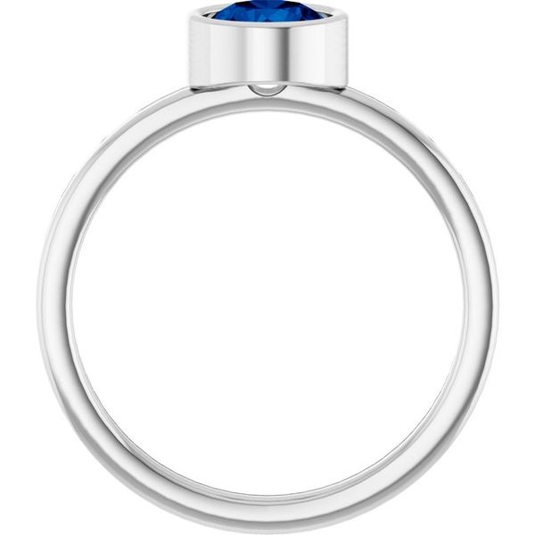 Bezel-Set Solitaire Ring Image 2 Diamonds Direct St. Petersburg, FL