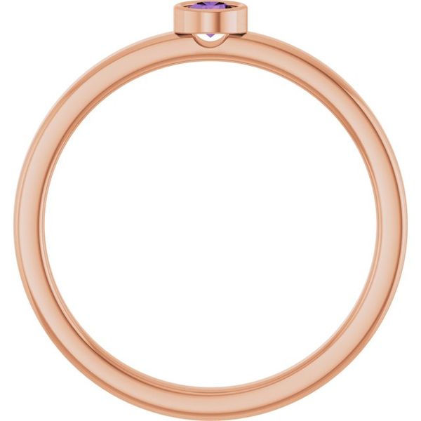 Bezel-Set Solitaire Ring Image 2 Waddington Jewelers Bowling Green, OH