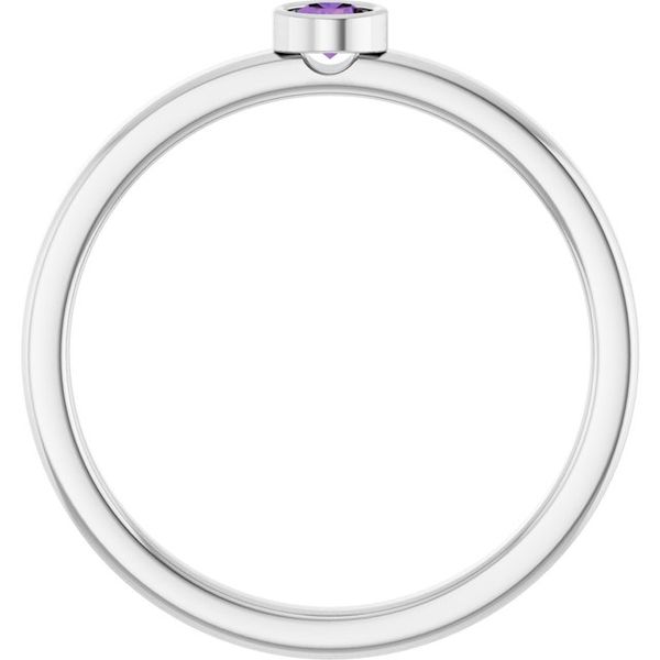Bezel-Set Solitaire Ring Image 2 Van Scoy Jewelers Wyomissing, PA