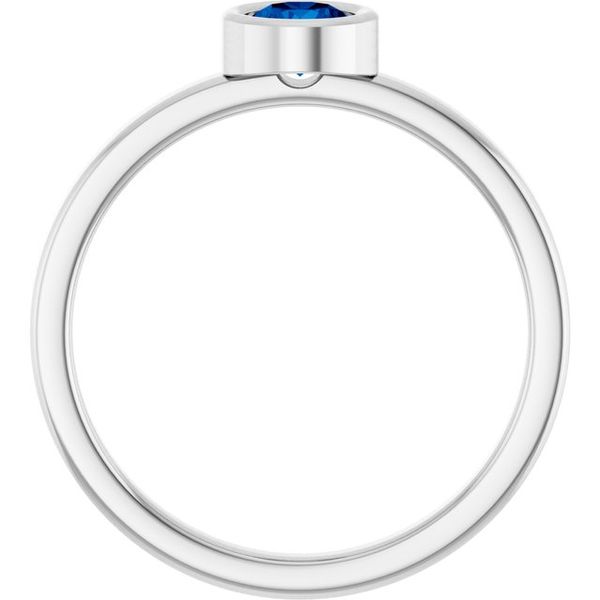 Bezel-Set Solitaire Ring Image 2 Crown Jewelers Augusta, GA