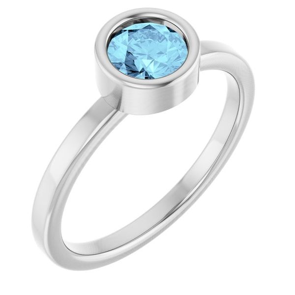Bezel-Set Solitaire Ring Montoya Jewelry Designs Windsor, CA