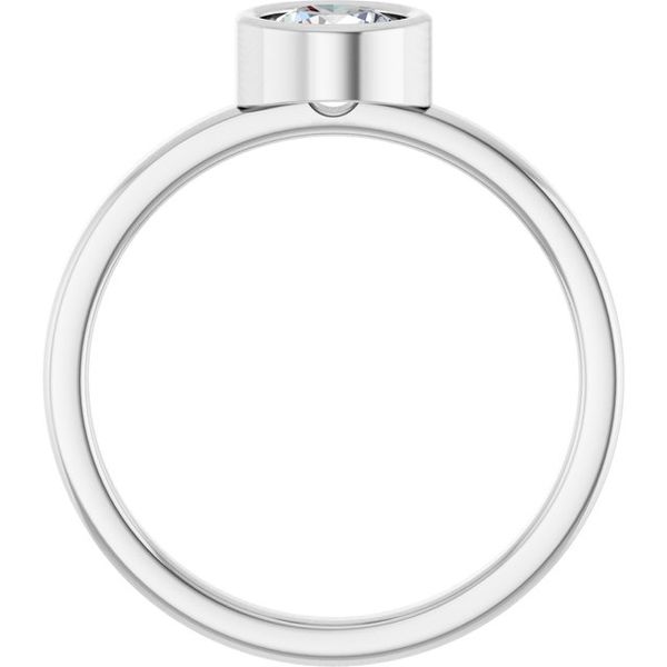 Bezel-Set Solitaire Ring Image 2 Waddington Jewelers Bowling Green, OH