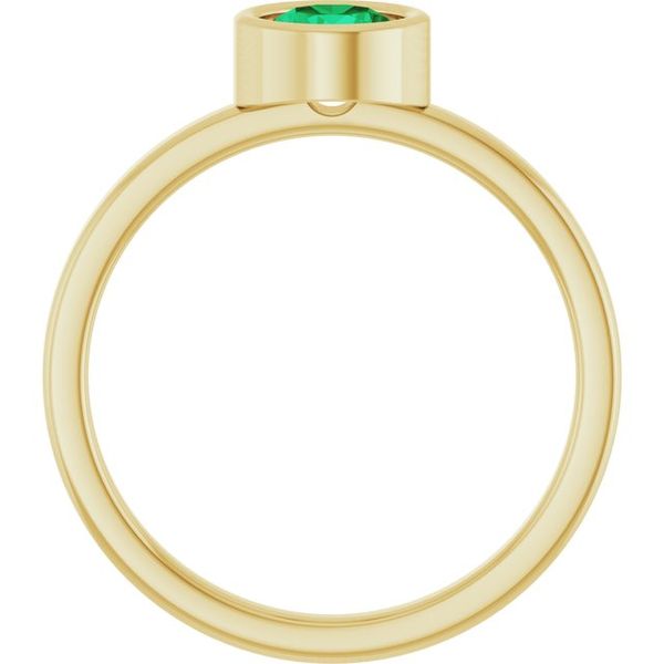 Bezel-Set Solitaire Ring Image 2 Mark Jewellers La Crosse, WI