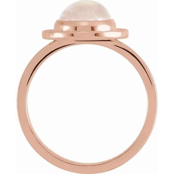 Halo-Style Cabochon Ring Image 2 Arlene's Fine Jewelry Vidalia, GA