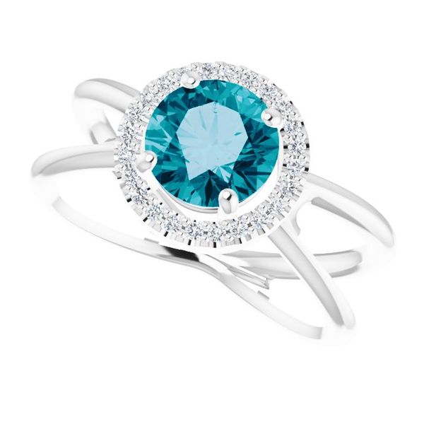 Halo-Style Ring Image 5 Designer Jewelers Westborough, MA