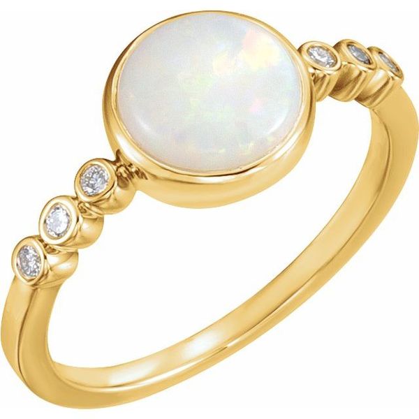 Bezel-Set Ring Designer Jewelers Westborough, MA