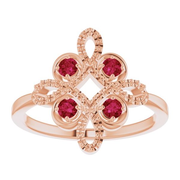 Clover Ring Image 3 Designer Jewelers Westborough, MA