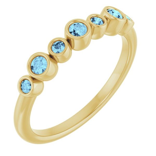 Bezel-Set Ring Blue Heron Jewelry Company Poulsbo, WA