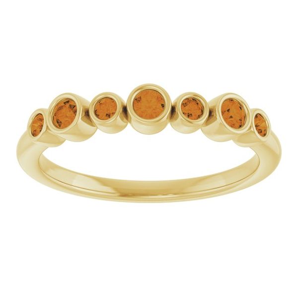 Bezel-Set Ring Image 3 Designer Jewelers Westborough, MA