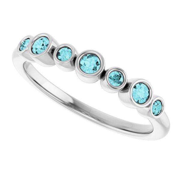 Bezel-Set Ring Image 5 Designer Jewelers Westborough, MA
