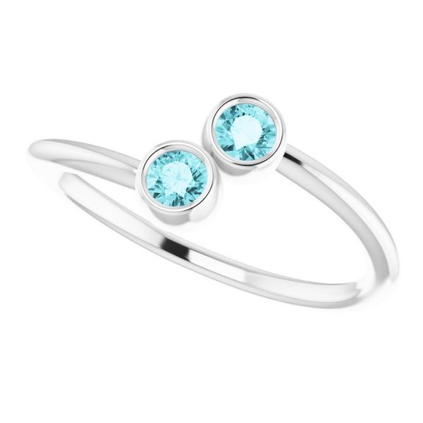 Two-Stone Ring Image 5 Designer Jewelers Westborough, MA
