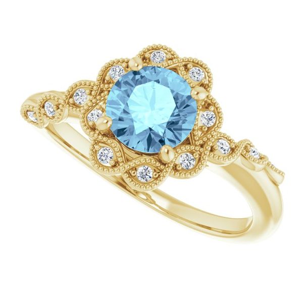 Halo-Style Ring Image 5 Gaines Jewelry Flint, MI