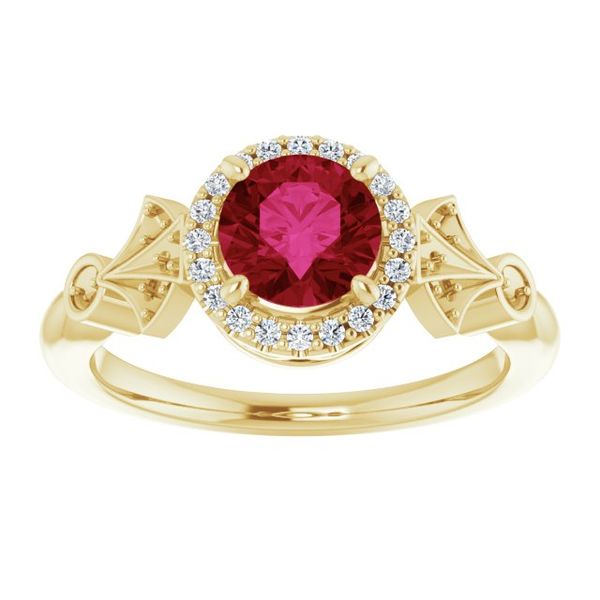 Halo-Style Ring Image 3 Gaines Jewelry Flint, MI