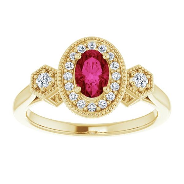 Halo-Style Ring Image 3 Trenton Jewelers Ltd. Trenton, MI