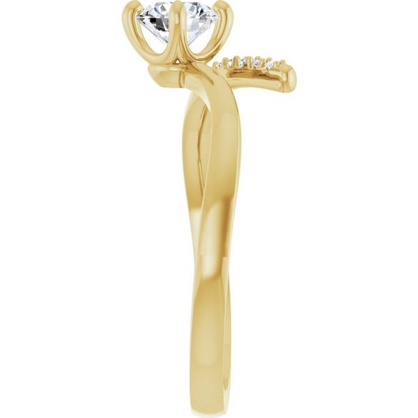 Accented Bypass Ring Image 4 Gysbers Jewelry Waupun, WI