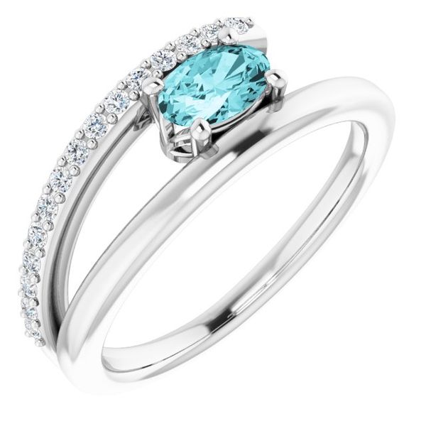 Accented Bypass Ring Jerald Jewelers Latrobe, PA