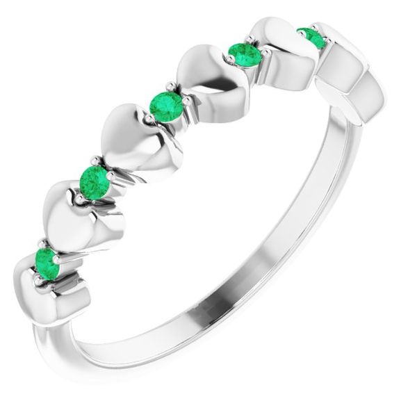 Accented Stackable Heart Ring Trenton Jewelers Ltd. Trenton, MI