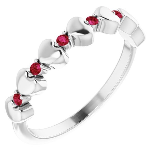 Accented Stackable Heart Ring Brynn Marr Jewelers Jacksonville, NC