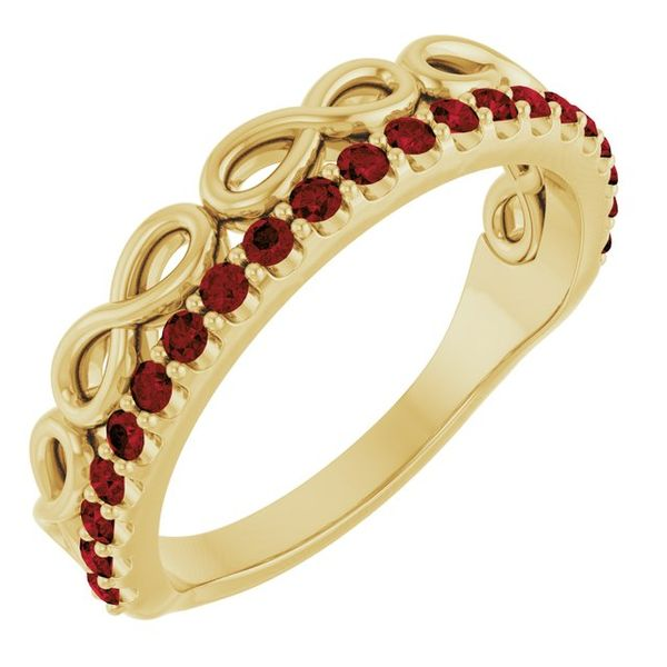 Ruby and Diamond Infinity Ring – Raf the Label