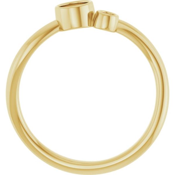 Accented Bezel-Set Ring Image 2 Morin Jewelers Southbridge, MA
