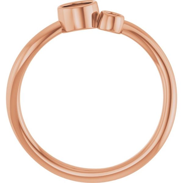 Accented Bezel-Set Ring Image 2 Mendham Jewelers Mendham, NJ