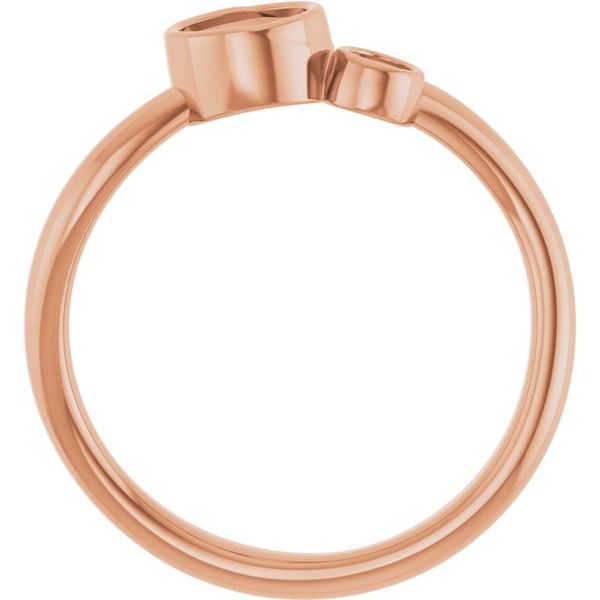 Accented Bezel-Set Ring Image 2 John E. Koller Jewelry Designs Owasso, OK
