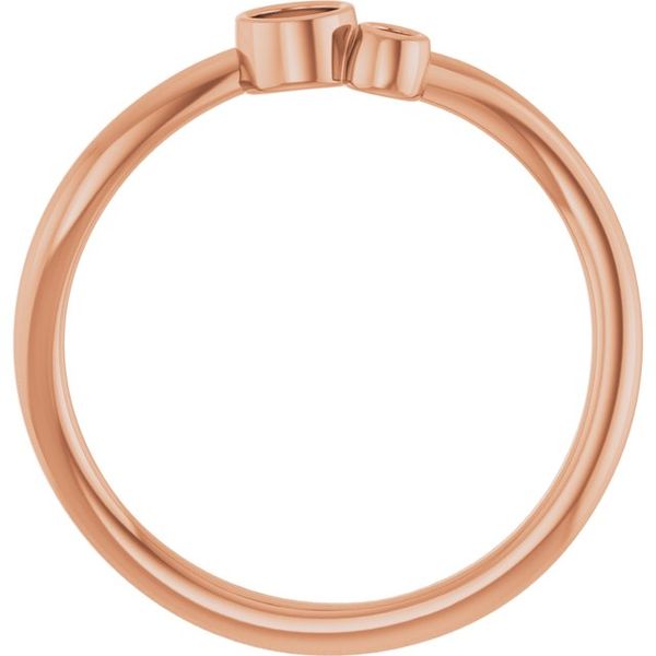 Accented Bezel-Set Ring Image 2 James Wolf Jewelers Mason, OH