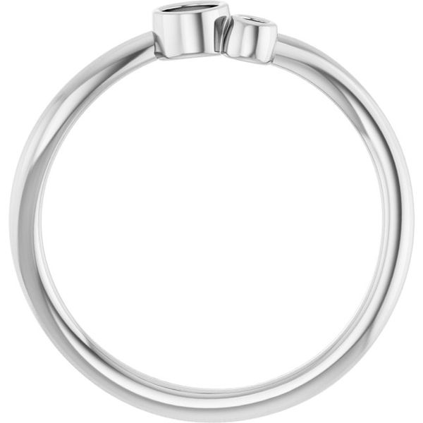 Accented Bezel-Set Ring Image 2 Banks Jewelers Burnsville, NC