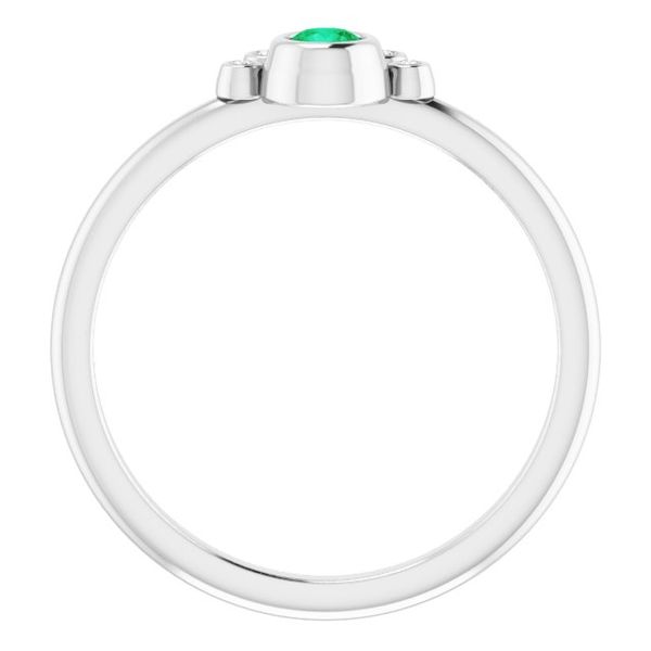 Stackable Bezel-Set Ring Image 2 Jerald Jewelers Latrobe, PA