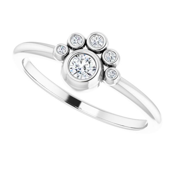 Stackable Bezel-Set Ring Image 5 Jerald Jewelers Latrobe, PA