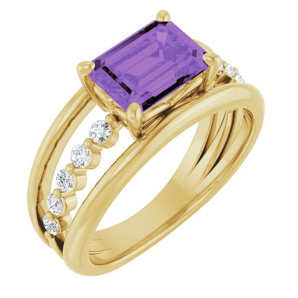Stuller Halo-Style Ring 72088:6045:P 14KR - Gemstone Rings | Michael's  Jewelry | North Wilkesboro, NC