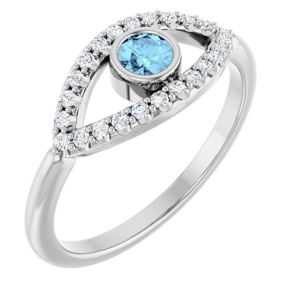 Accented Evil Eye Ring Moseley Diamond Showcase Inc Lexington, SC