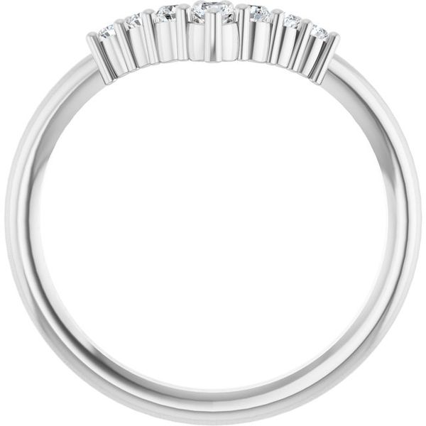 Graduated V Ring Image 2 Moseley Diamond Showcase Inc Lexington, SC