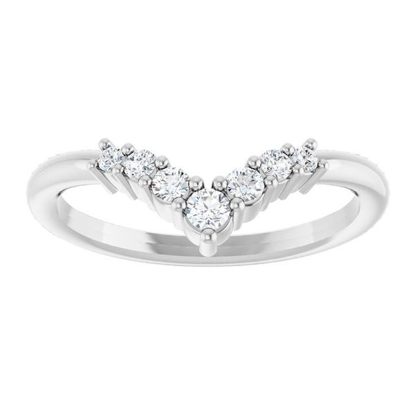 Graduated V Ring Image 3 Moseley Diamond Showcase Inc Lexington, SC