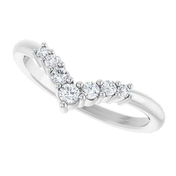 Graduated V Ring Image 5 Moseley Diamond Showcase Inc Lexington, SC