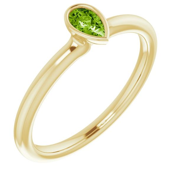 Family Stackable Bezel-Set Ring K. Martin Jeweler Dodge City, KS