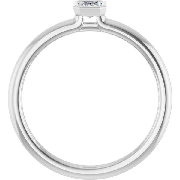 Family Stackable Bezel-Set Ring Image 2 K. Martin Jeweler Dodge City, KS