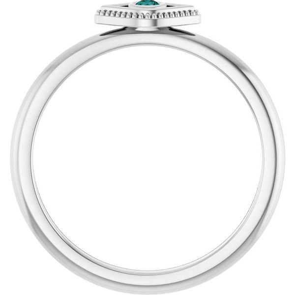 Stackable Evil Eye Ring Image 2 Barron's Fine Jewelry Snellville, GA