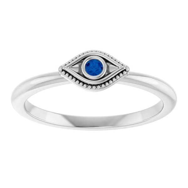 Stackable Evil Eye Ring Image 3 Barron's Fine Jewelry Snellville, GA
