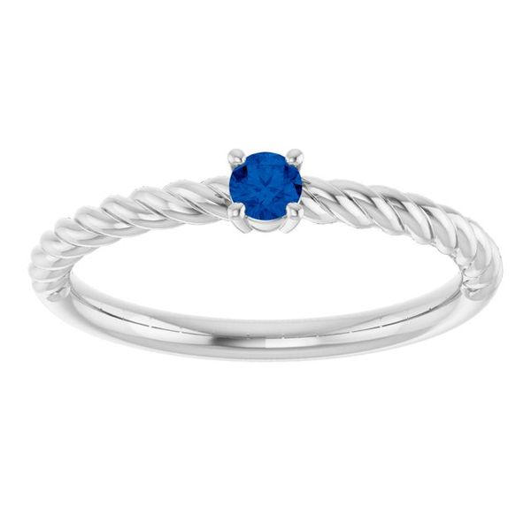 Rope Solitaire Ring Image 3 Biondi Diamond Jewelers Aurora, CO